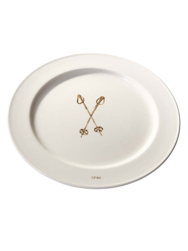 Grande Assiette Bâton De Ski 270Mm Lapique*