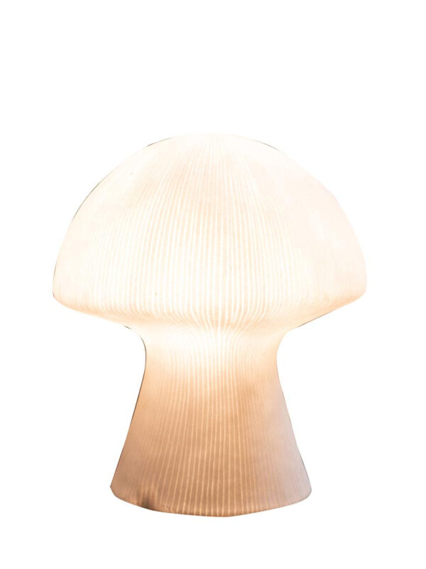 Grande Lampe Champignon Strié