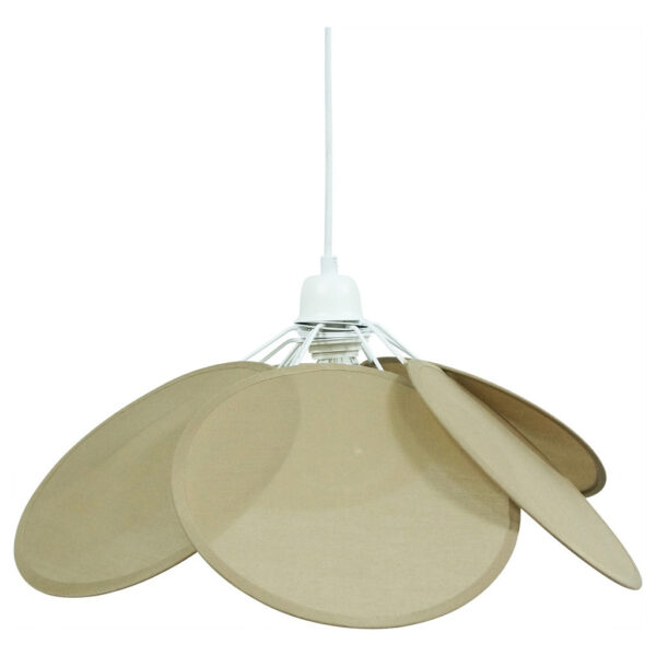 Suspension Evasion Gm Taupe Blanc D73 H50Cm