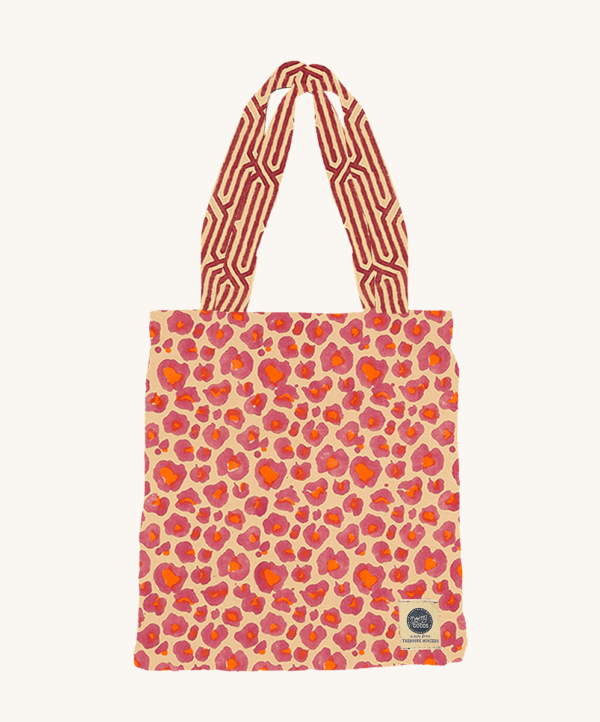 Jeté Pink Leopard Single  + Tote Bag – Image 2